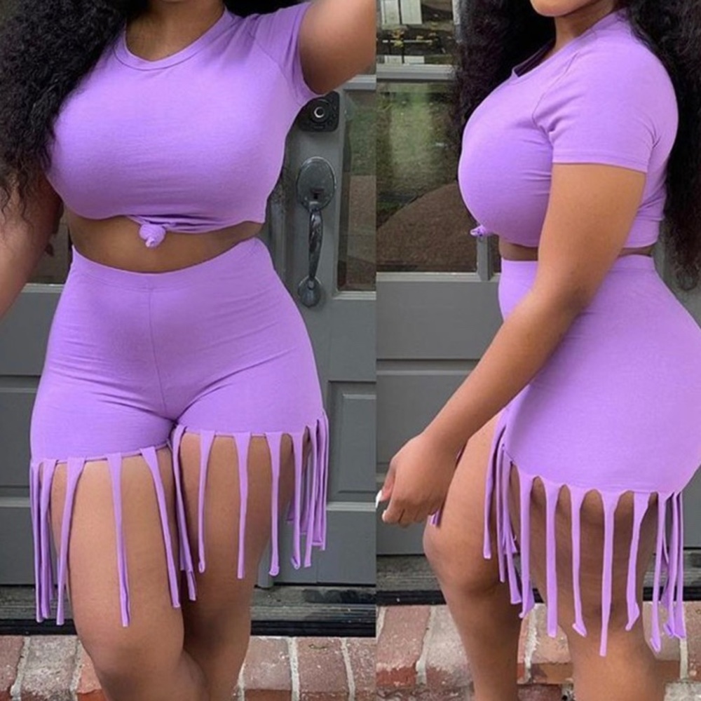 Fringe Set (purple)